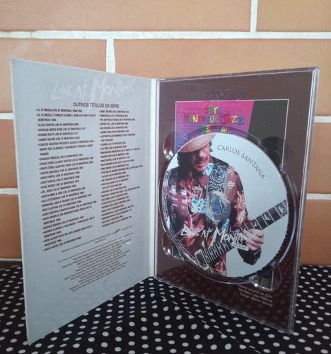 Dvd: Carlos Santana Plays Blues At Montreux 2004 (original) (Usado)