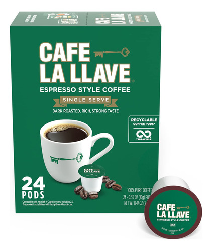 Cápsulas De Café Estilo Espresso 24 Unidades