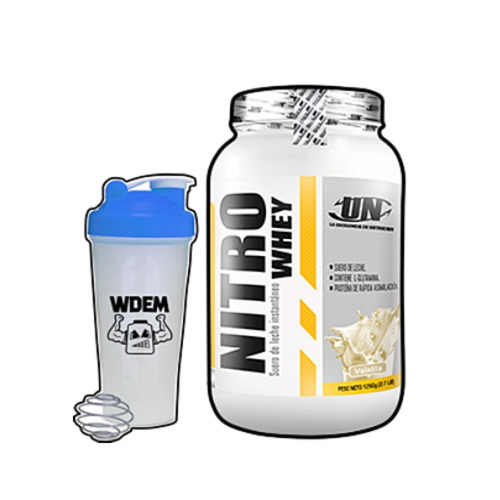 Nitro Whey 1,25kg Proteína De Suero De Leche + Shaker!