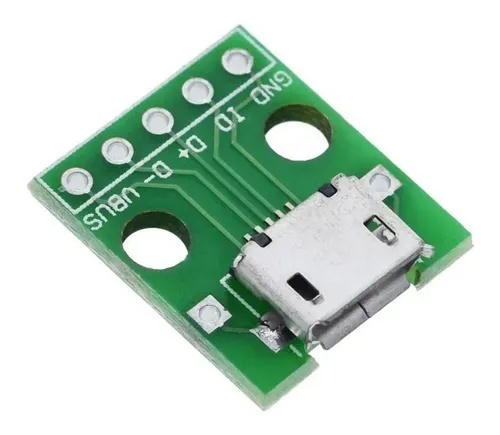 HEEPDD Adattatore DIP Micro USB Confezione da 10 Scheda a 5