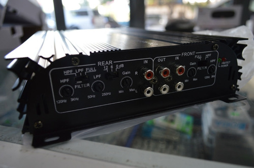 Imagen 4 de 5 de Amplificador Carbon Audio 4 Canales 1200w