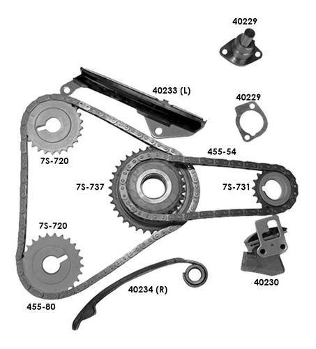 Kit De Distribucion Nissa Tsuru 1.6 L4 Dohc 16v Ga16de 91-94