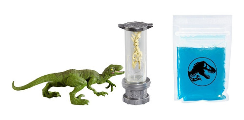 Kit Laboratorio Jurassic World Slime Dino Dna  Velociraptor