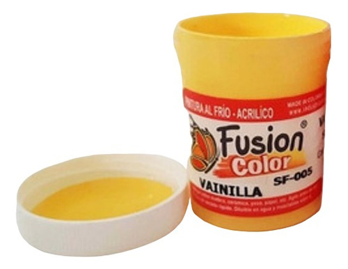 Pintura Al Frio Fusión Color X60 Ml Vainilla 