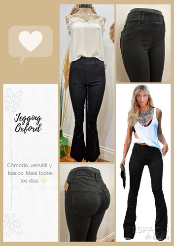 Imagen 3 de 7 de Jeggings Premium! - Jean Calza Sin Botón Talles Reales 36 A 50 - Art. O30 - Espacio De Bellas!