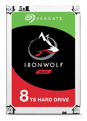 Disco Rigido Nas Seagate Ironwolf 8tb Sata3 256mb 3,5''