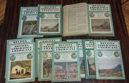 Promo Pack Revista Geográfica Americana 18 Números 1937-1949