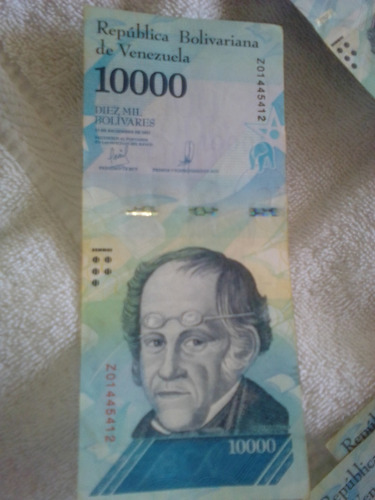 Billete De 10000 Bolivares (fuera De Circulación) 