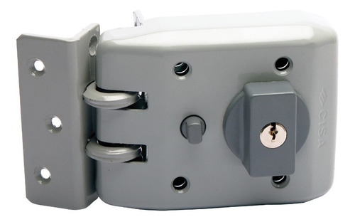 Imagen 2 de 10 de Cerradura Jimmy Proof Cisa Cilindro Fijo Pomo Fijo 60mm