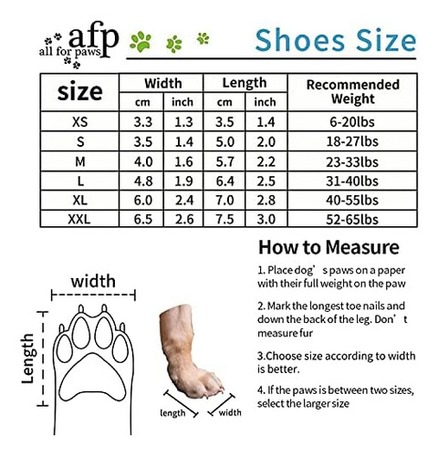 All For Paws Zapatos Impermeables Para Perros Para Perros De