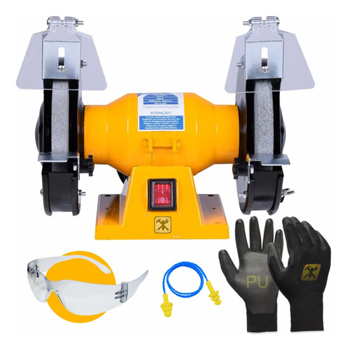 Moto Esmeril De Bancada 300w Bivolt Kala - 342203 C/ Epis