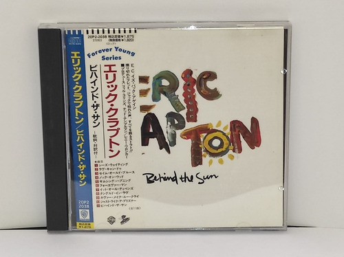 Eric Clapton  Behind The Sun Cd Jap Obi Usado