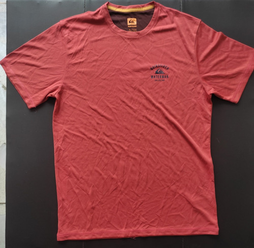 Quicksilver Playera Hombre Roja Surf 