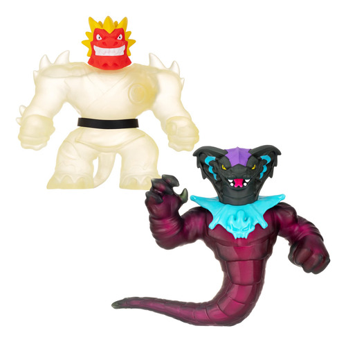 Paquete Toy Heroes Of Goo Jit Zu Glow Shifters Versus