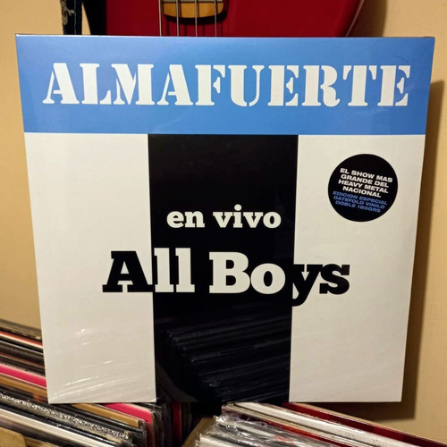 Disco Vinilo Doble Almafuerte-en Vivo All Boys Nuevo Sellado