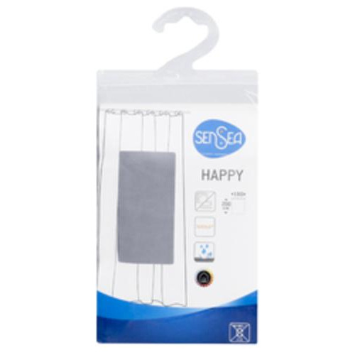Cortina Para Box Poliéster Cinza 2x1,8m Happy Sensea