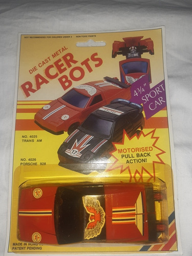 Racer Bots Porsche 928 Retro Tipo Gobot Transformers