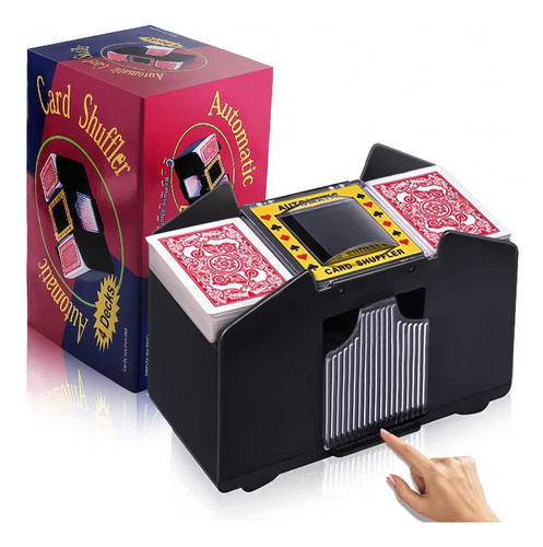 Card Shuffler Unniweei Automatic, De 1 A 4 Decks, Operado Po