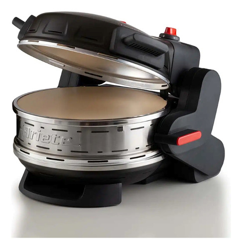 Forno Ariete De Pizza Elétrico Duplo Preto 400ºc 2100w 220v