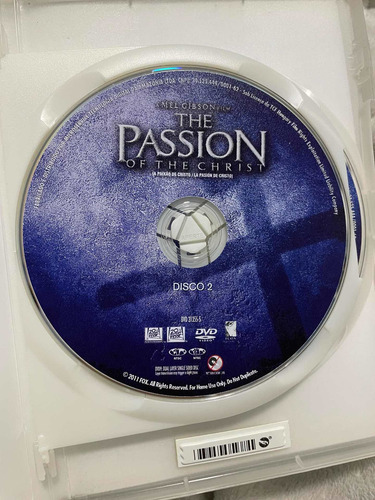 Dvd: A Paixão De Cristo - Mel Gibson - Dvd Ediçao Duplo