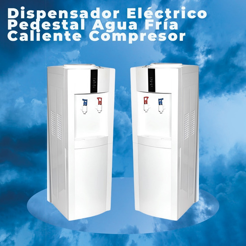 Imagen 5 de 7 de Dispensador Eléctrico Pedestal Agua Fría Caliente Compresor