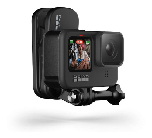 Imagen 3 de 5 de Clip Giratorio Magnético Gopro P/ Camara Hero 7, 8 Y 9 Black
