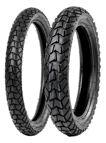 Jogo Pneu Moto Maggion Viper 90/90-21 54t + 120/80-18 62t Tt