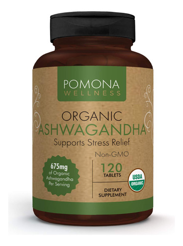 Pomona Wellness Suplemento Organico De Ashwagandha Para Apoy