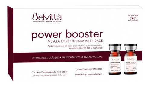 Power Booster Anti-idade Preenchedor Firmante Volumizador