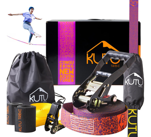 Kit Completo De Slackline De 60 Ft Para Niños Y Adultos Di