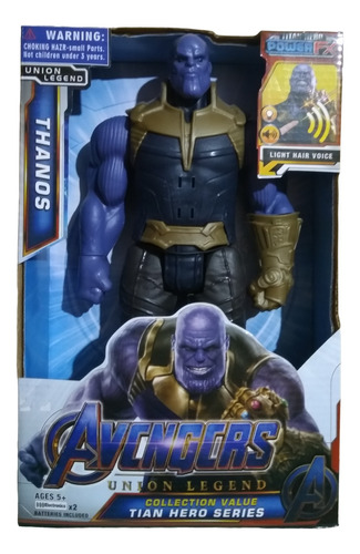 Juguete De Niño Muñeco Thanos Avengers Pickara Nuevo!