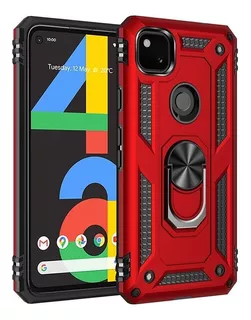 Funda Rígida C/anillo Para Google Pixel 4a