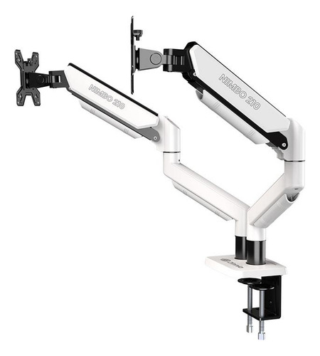 Suporte Articulado P/ 2 Monitores Zinnia Nimbo 210 13 - 32