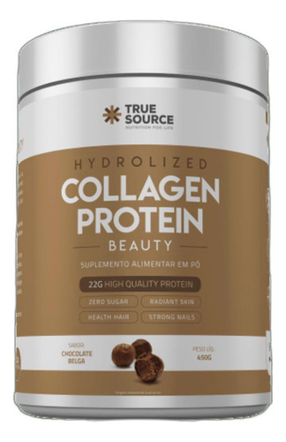 Kit 2x: Collagen Protein Chocolate Belga True Source 450g