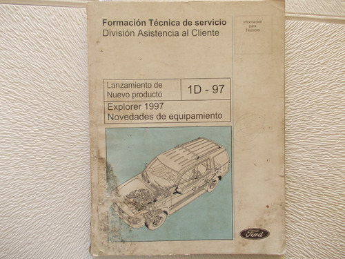 Libro Manual Original Ford Explorer 1997 N/ Equipamiento R6