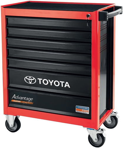 Gabinete Carro Organizador Metalico Toyota 7 Cajones 