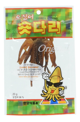 [kfm] Comida Coreana Corea Patas De Calamar Secas 20g X 10 I