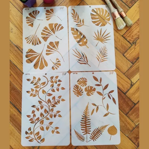 Stencils: STENCIL PLANTAS 20X30