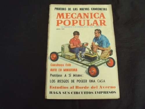 Revista Mecanica Popular (abril 1961) Auto En Miniatura