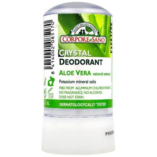 Desodorante Cristal Potassium Aloe Vera 60 Gr Vegano