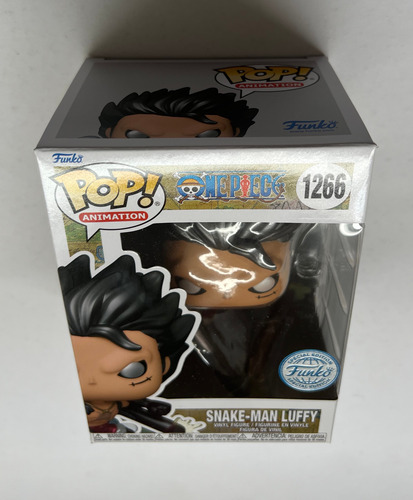 Unko Pop Luffy Snake Man Metalico Exclusivo One Piece 1266