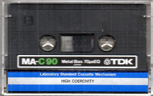 Cassette Ma-c90  Tdk                  ( Usado - Como Nuevo )