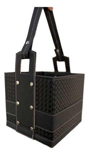 Matera Croco Negro De Cuero - Diseño Elegante Y Moderno Negro
