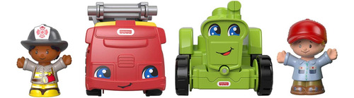 Camión De Bomberos De Rescate De Pequeñas Fisher-price Y Úti