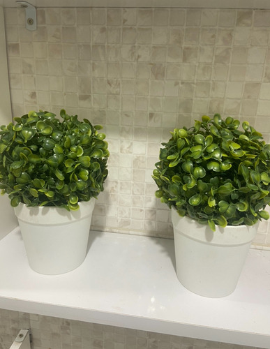 Kit 6 Bolinhas Buchinho Artificial Decorativa 13cm Premium Cor Verde