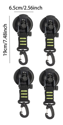 Fs 4 Piezas De Ganchos De Ventosa De Vacío, Ventosa De,