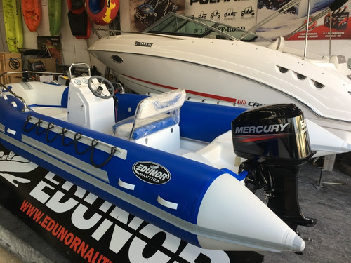 Semirrigido Edunor 490 Con Mercury 40 Hp Nuevo 2021