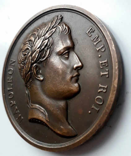 Medalla Napoleon Emp. Et Roi Andrieu 1806 1807 Berlin Varsov