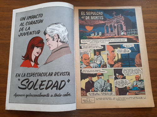Cómic El Siniestro Dr Mortis Número 6 Editora Zig Zag (Usado)