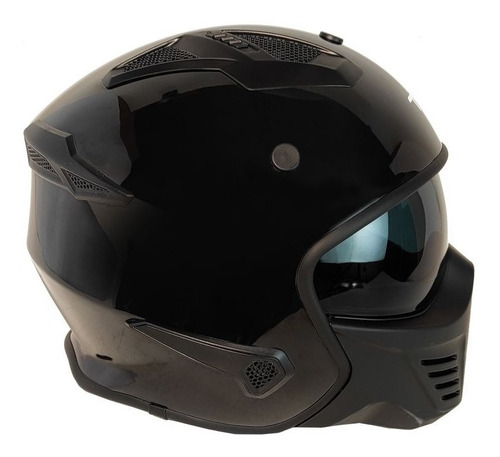 Imagen 5 de 5 de Casco Tech X-2 Cafe Racer Certificado Dot Modular